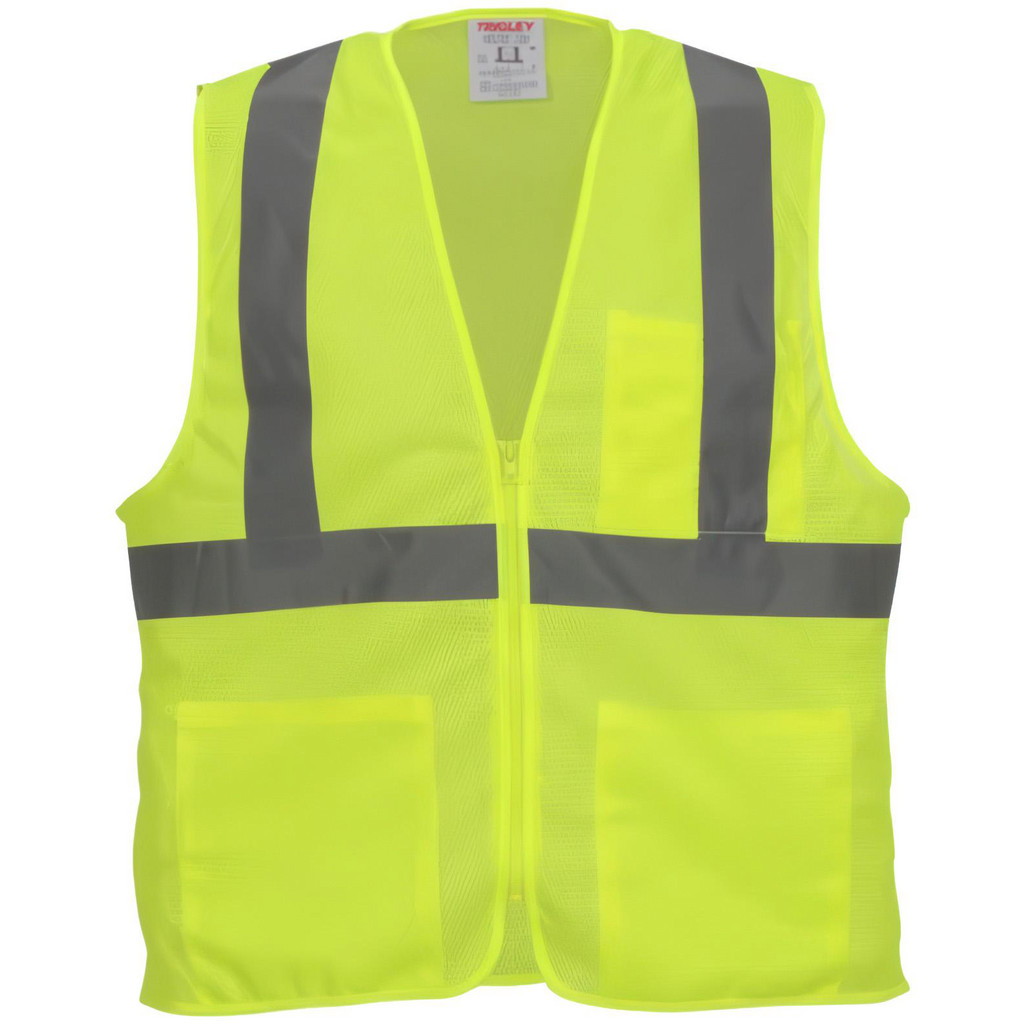 Tingley High Visibility Vest: ANSI Class 2, Size X-Large | Part #V70639.L-XL