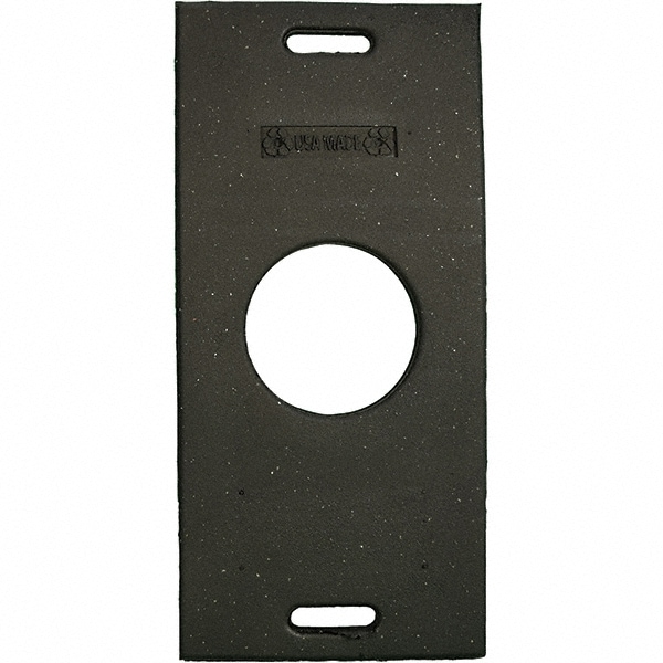 PRO-SAFE 03-752-30 30" Wide x 2" High Recycled Rubber Channelizer Base Image