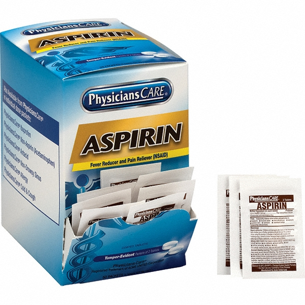 PROSAFE (2) 50 Packets of 2 Aspirin Tablets 31695513 MSC