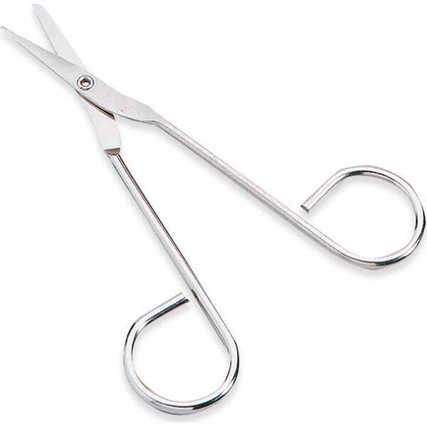 Scissors, Forceps & Tweezers; Product Type: Scissor ; Length (Inch): 4.5 ; Material: Nickel ; Blade Material: Metal ; Handle Material: Wire ; PSC Code: 4240