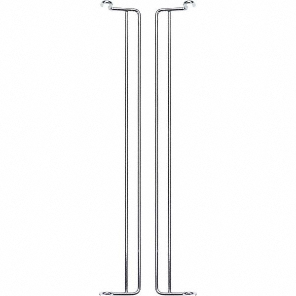 Quantum Storage Bin Hanging Rail Use with QMB540C & QMB550C, Chrome