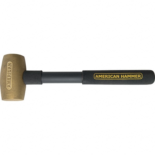 American Hammer AM35BRCG 3-1/2 Lb Brass Hammer 