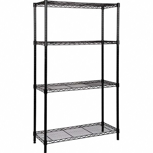 Starter Unit Wire Shelving: 4 Shelves