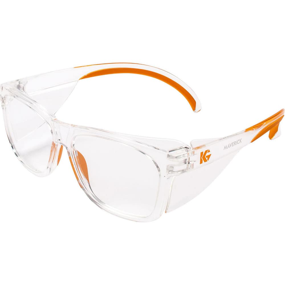 Safety Glass: KleenVision Anti-Fog & Anti-Static, Polycarbonate, Smoke Lenses, Full-Framed, UV Protection
