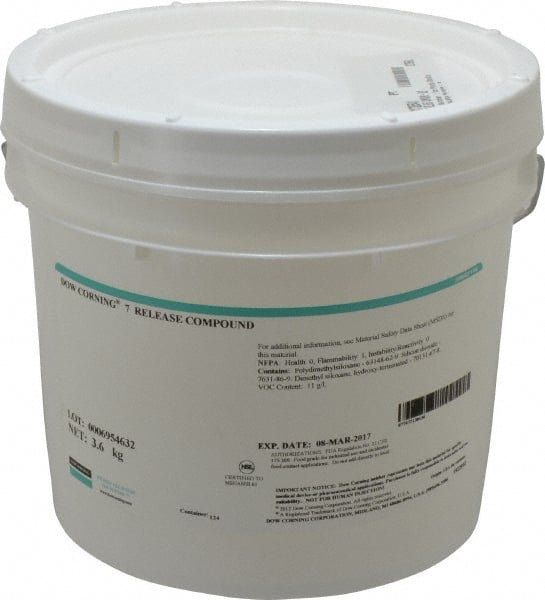 Dow Corning 131762 8 Lb. Can, White, General Purpose Mold Release 