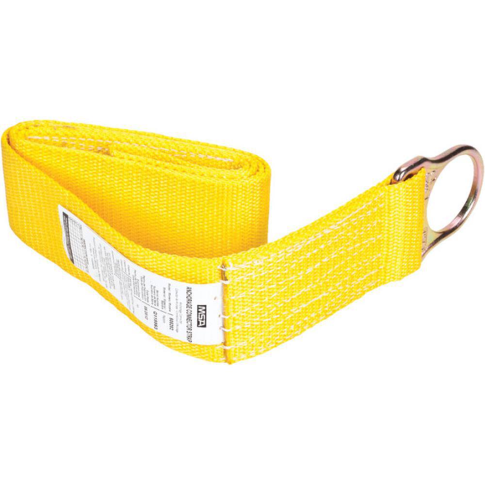 Anchors, Grips & Straps; Product Type: Anchor Connector ; Material: Nylon ; Color: Yellow ; Connection Type: D-Ring ; Standards: ANSI Z359.1; OSHA ; Temporary/Permanent: Temporary