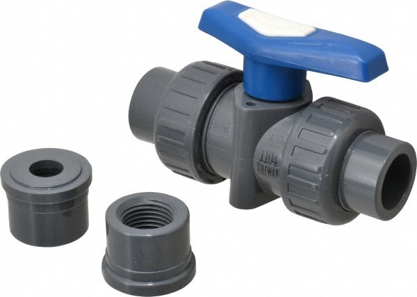 True Union Manual Ball Valve: 1/2" Pipe, Full Port