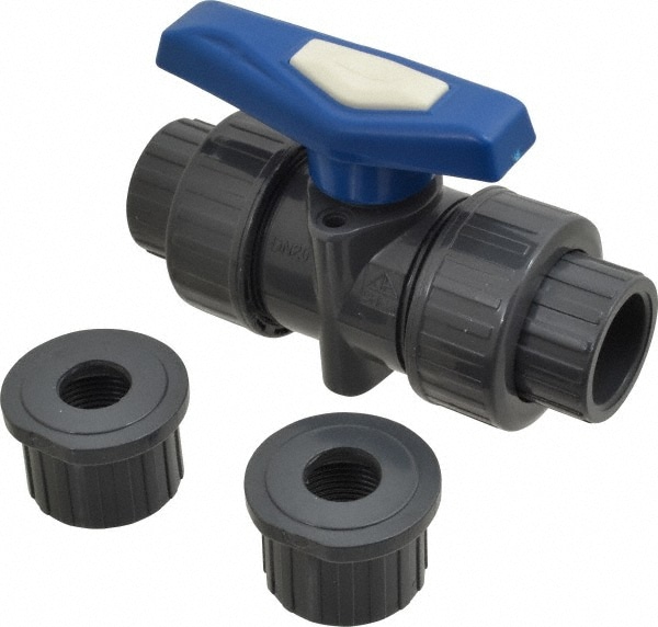 True Union Manual Ball Valve: 3/4" Pipe, Full Port