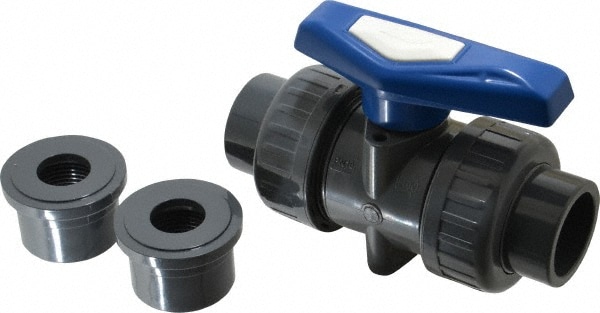 True Union Manual Ball Valve: 1" Pipe, Full Port