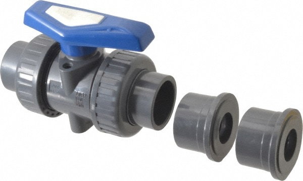 True Union Manual Ball Valve: 1-1/4" Pipe, Full Port