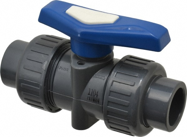 Simtech TBB 102 1 007 True Union Manual Ball Valve: 3/4" Pipe, Full Port 