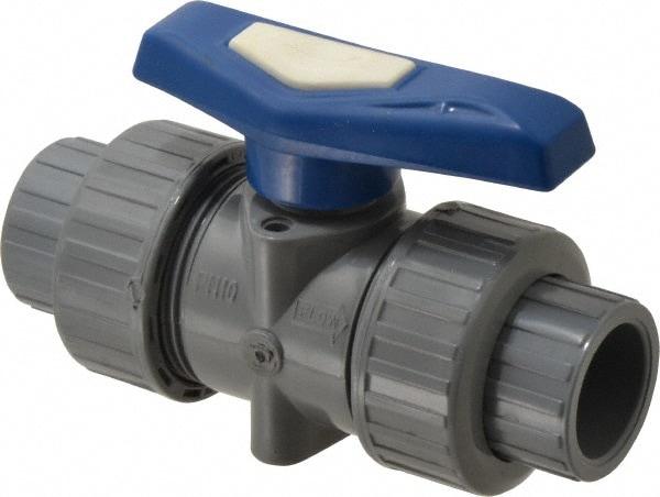 Simtech TBB 301 1 007 True Union Manual Ball Valve: 3/4" Pipe, Full Port 