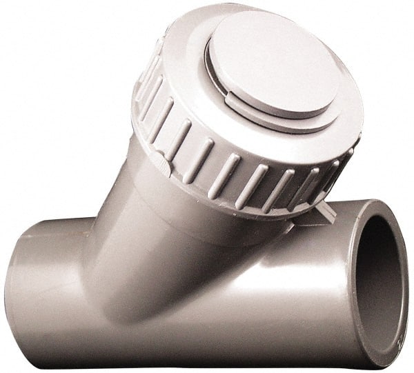 Simtech WSV 101 2 005 1/2" Pipe, Socket Ends, PVC Y-Strainer 