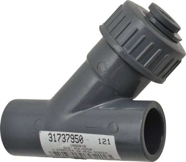 Simtech WSV 101 2 007 3/4" Pipe, Socket Ends, PVC Y-Strainer 