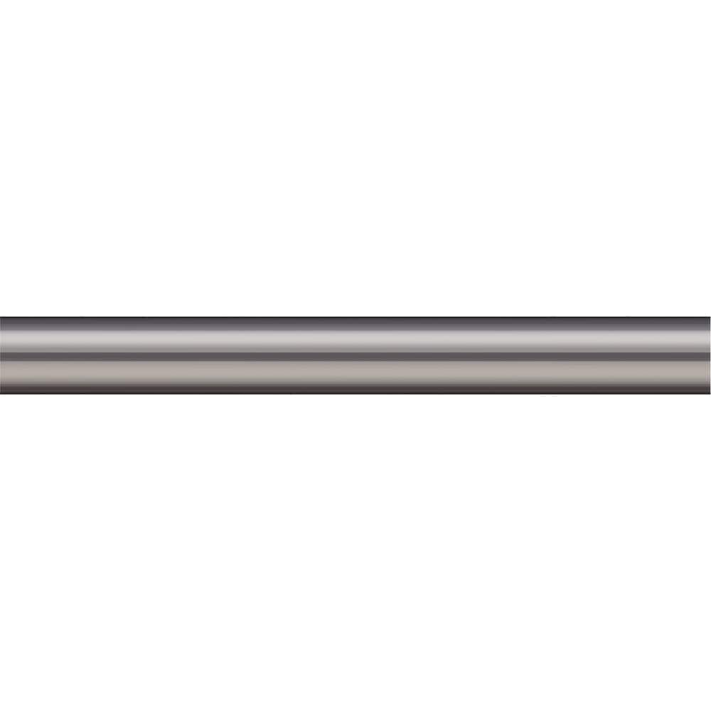 Micro 100 SR-250-6 Tool Bit Blank: 1/4" Dia, 6" OAL, Solid Carbide, Round 