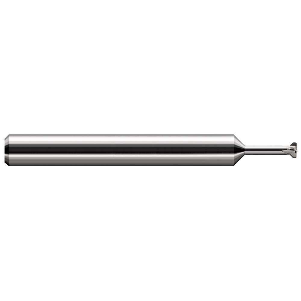 Thread Relief Cutters; Material: Solid Carbide ; Cutting Diameter (Inch): 0.193 ; Shank Diameter (Inch): 1/4 ; Flat Width (Decimal Inch): 0.0200 ; Overall Length (Inch): 2-1/2