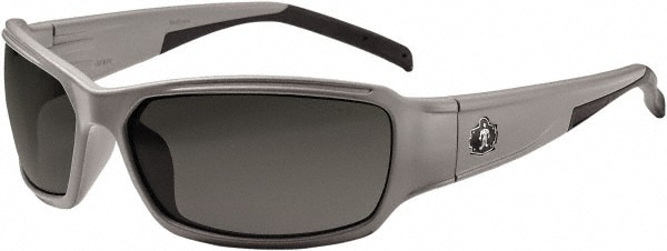 Ergodyne 51130 Safety Glass: Uncoated, Smoke Lenses, Full-Framed, UV Protection Image