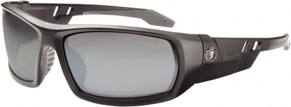 Safety Glass: Uncoated, Silver Lenses, Full-Framed, UV Protection