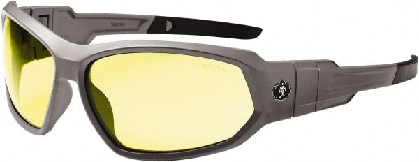 Ergodyne 56150 Safety Glass: Uncoated, Yellow Lenses, Full-Framed, UV Protection Image