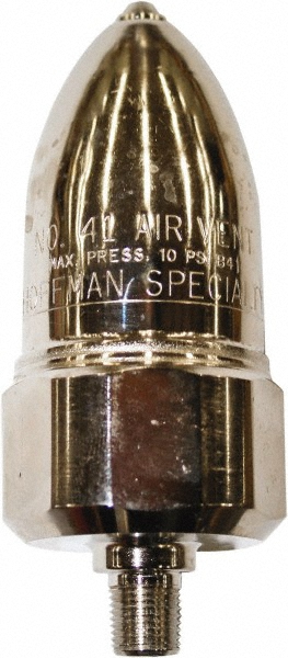 1/8" Pipe Convector Steam Vent Air Vent - 6 Max psi, MNPT End Connection