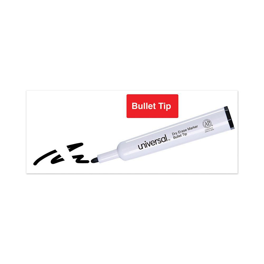 Dry Erase Marker – Fine Bullet Tip (Black) –