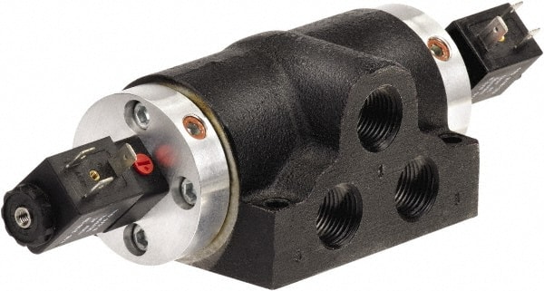 ARO/Ingersoll-Rand K214SD-024-D 1/2" Inlet x 1/2" Outlet, Solenoid Actuator, Solenoid Return, 2 Position, Body Ported Solenoid Air Valve 