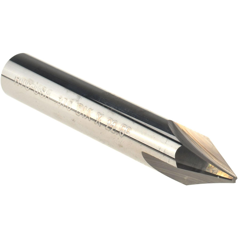 Harvey Tool Chamfer Mill 3/8" Dia, 3 Flutes, Solid Carbide MSC