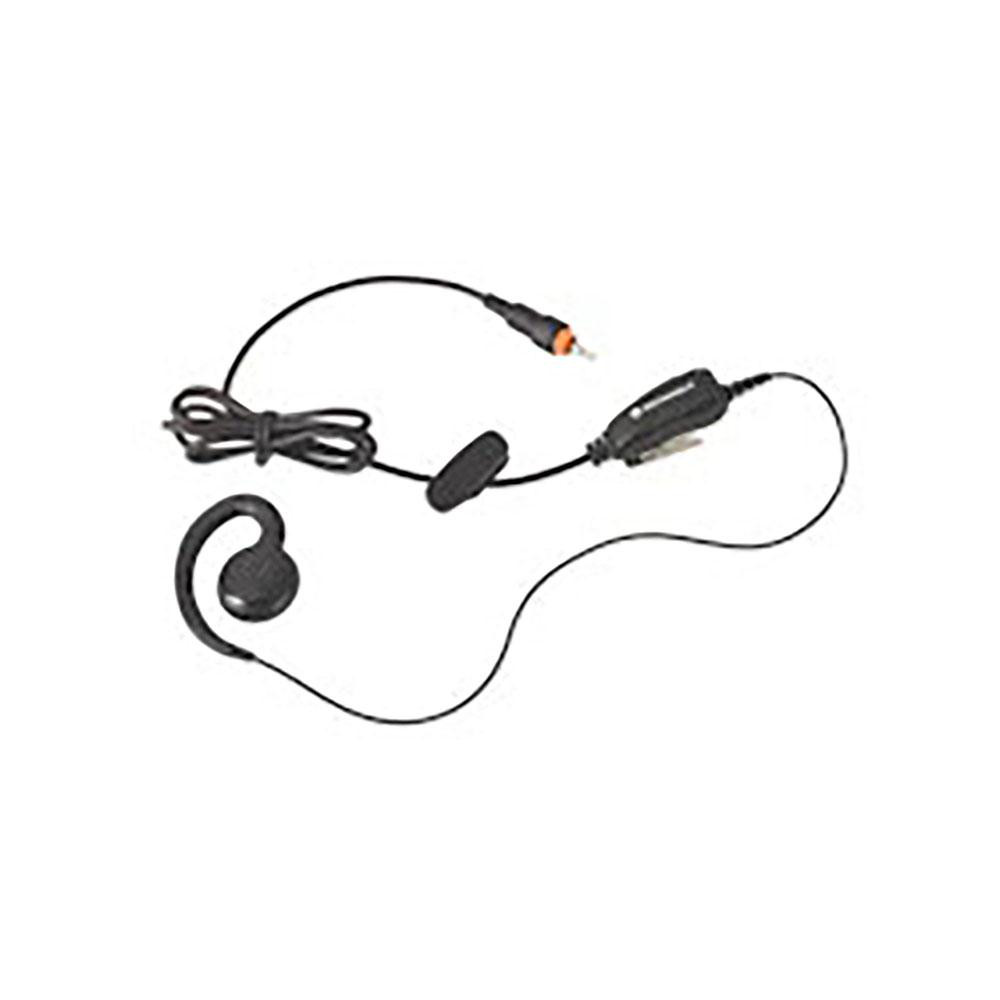Motorola Solutions Lightweight Push to Talk Microphone Earpiece w Microphone  Black Use w Two Way Radios  Part HKLN4455