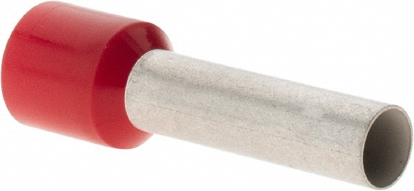 8 AWG, Partially Insulated, Electrical Wire Ferrule