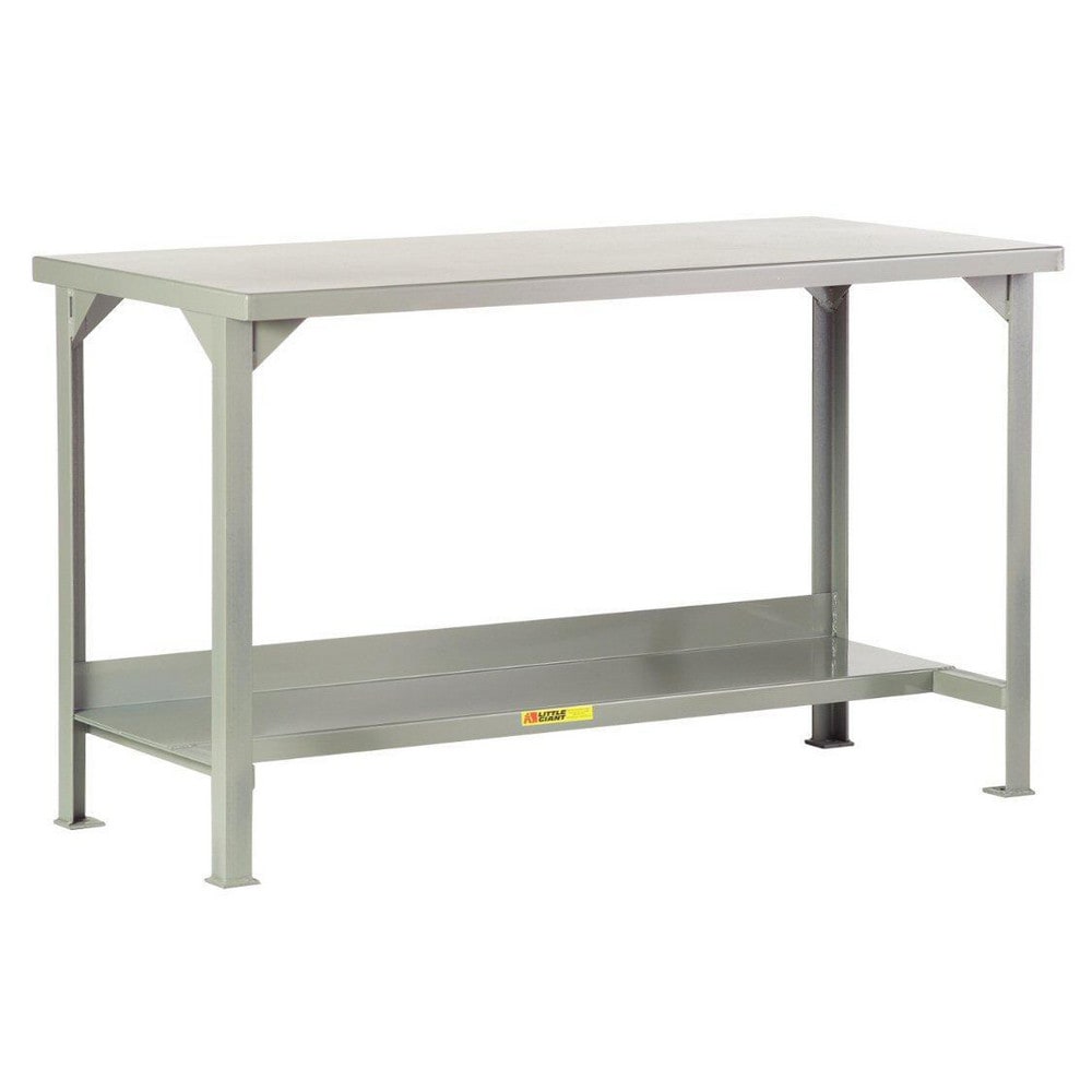 Little Giant. WST2-3048-36 Stationary Workbench: Powder Coated Gray Image