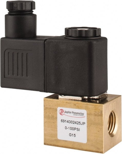 Stacking Solenoid Valve: Direct Acting, 2-Way, 2 Position, Spring Return
