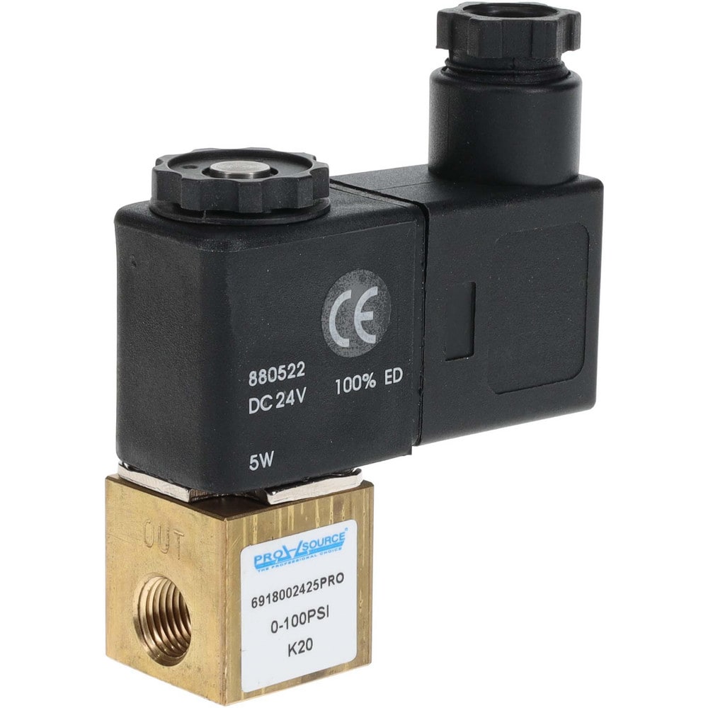 Stacking Solenoid Valve: Direct Acting, 2-Way, 2 Position, Spring Return