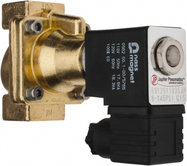 PRO-SOURCE 6912011035PRO Stacking Solenoid Valve: Pilot, 2-Way, 2 Position, Air Pilot Return Image