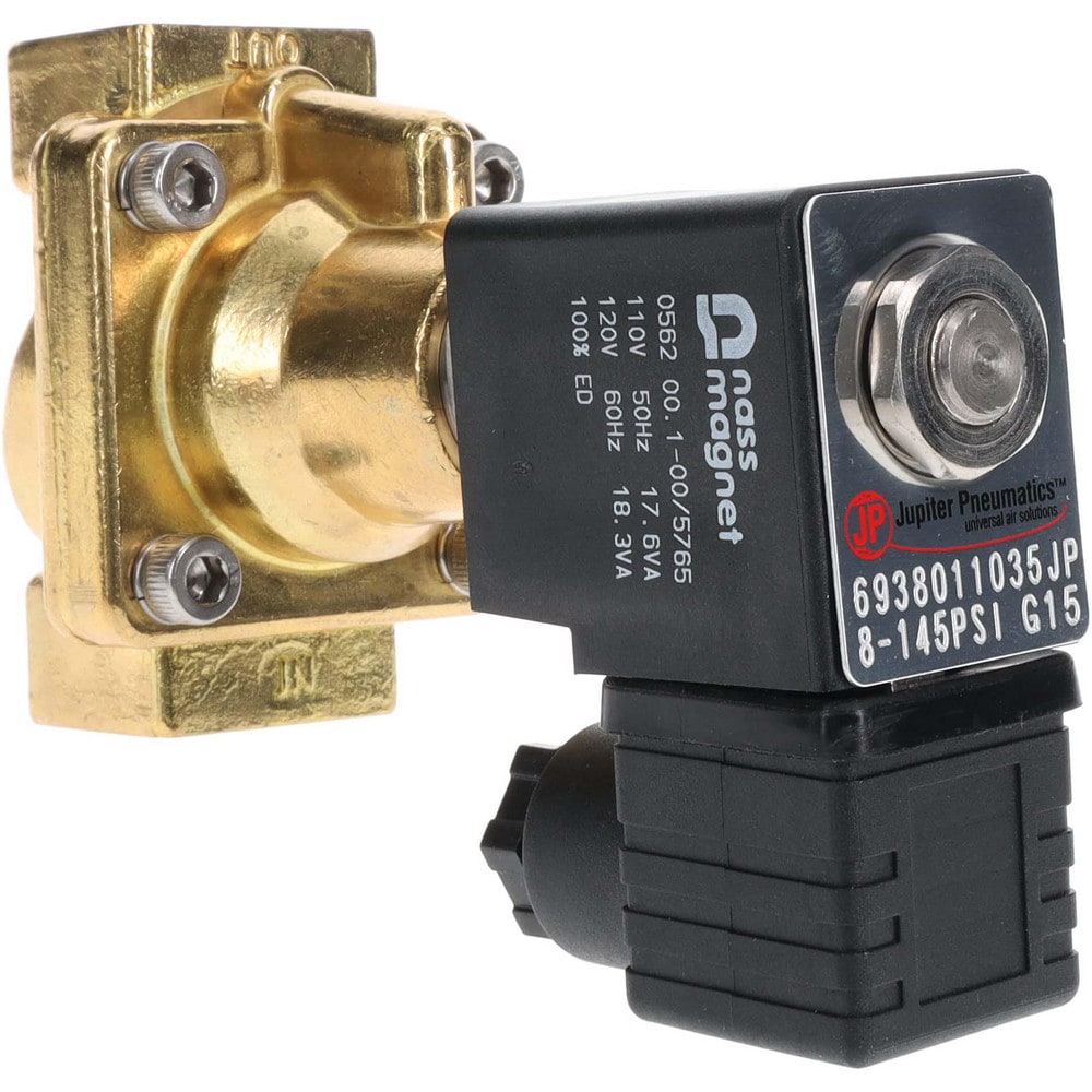 Stacking Solenoid Valve: Pilot, 2-Way, 2 Position, Air Pilot Return