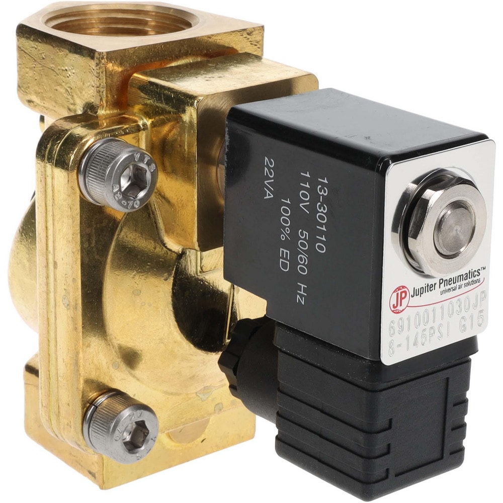 Stacking Solenoid Valve: Pilot, 2-Way, 2 Position, Air Pilot Return