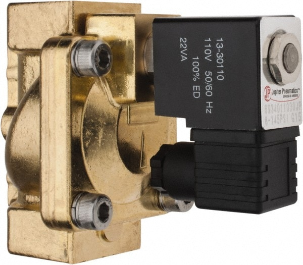 Stacking Solenoid Valve: Pilot, 2-Way, 2 Position, Air Pilot Return