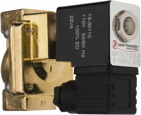 Stacking Solenoid Valve: Pilot, 2-Way, 2 Position, Air Pilot Return