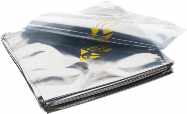 Clear Metalized Static Shield Bag: 3 mil Thick, 8" OAW