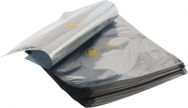 Clear Metalized Static Shield Bag: 3 mil Thick, 8" OAW