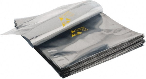 Value Collection SS-1012S Clear Metalized Static Shield Bag: 3 mil Thick, 10" OAW Image