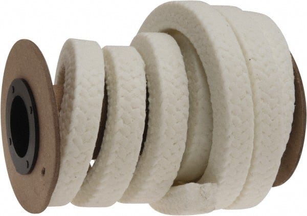 1/2" x 6.9' Spool Length, PTFE/Synthetic Fiber Compression Packing