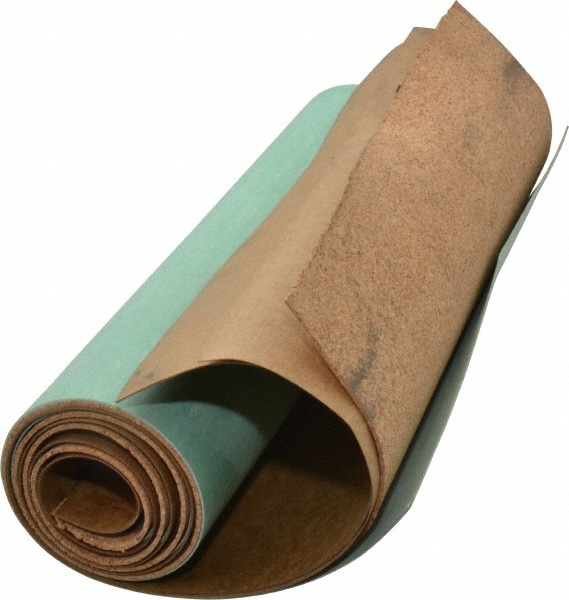 Made in USA 31946650 Gasket Sheet: 36" OAW, 12" OAL, Green & Tan, Cork Fiber Image