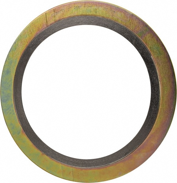 Value Collection 3194788 Flange Gasket: For 6" Pipe, 7-3/16" ID, 9-7/8" OD, Carbon Steel & Stainless Steel Image