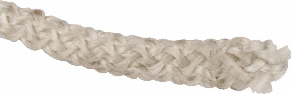 1/4" Dia Fiberglass Rope Gasketing - White, Cut to Length
