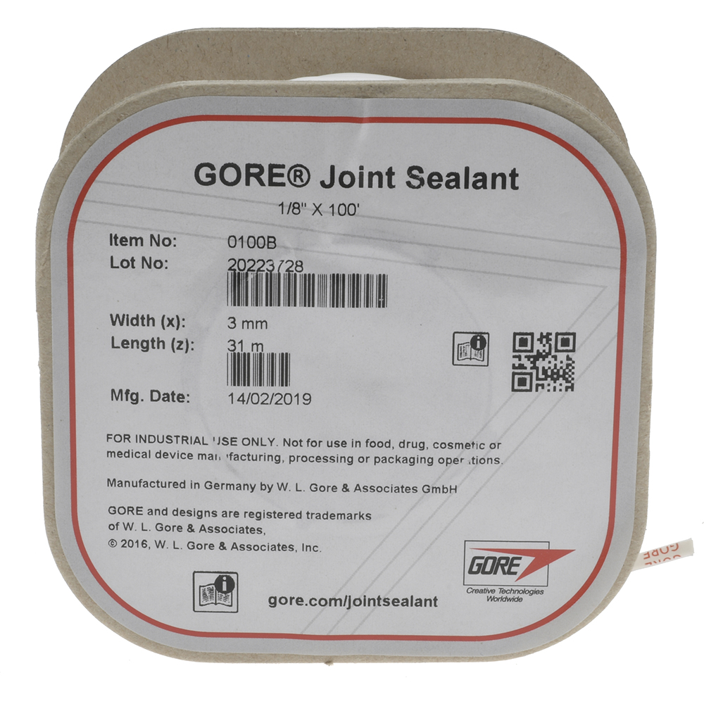 Value Collection 100' Long x 1/8" Wide Gore Tex Joint Sealant 31950603 MSC Industrial Supply