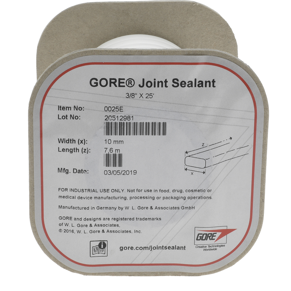 Value Collection 25' Long x 3/8" Wide Gore Tex Joint Sealant 31950637 MSC Industrial Supply