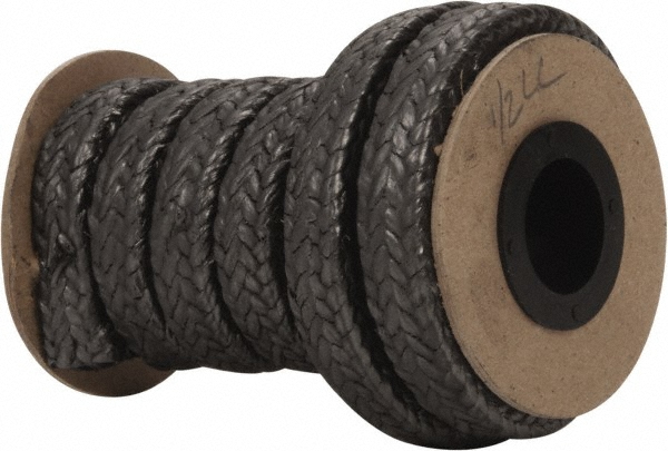Made in USA 31951403 1/2" x 5.2 Spool Length, Graphite Yarn Compression Packing Image