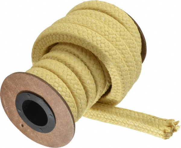 Made in USA 31952344 1/2" x 8 Spool Length, PTFE/Aramid Composite Compression Packing Image