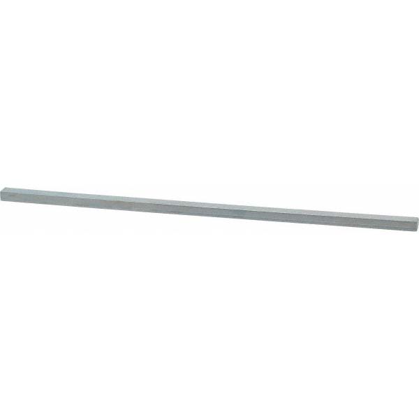 Made in USA 12" Long, ZincPlated Step Key Stock for Shafts