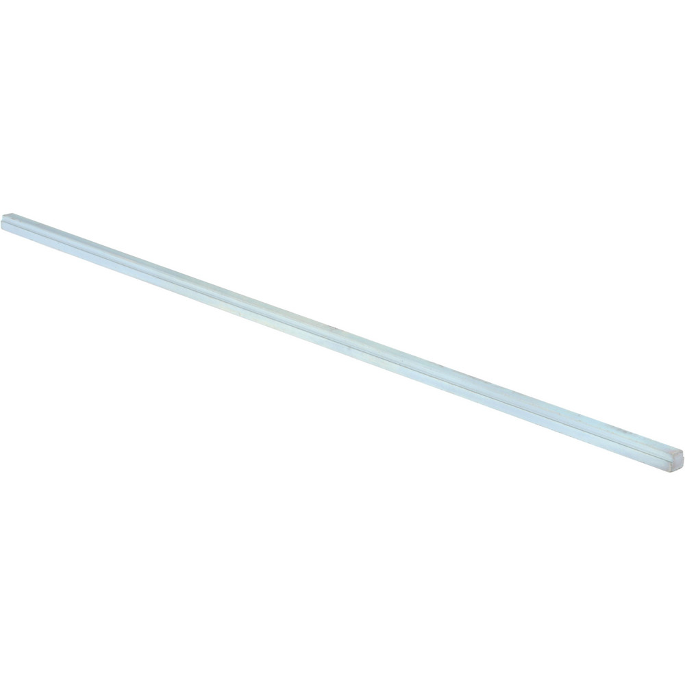 MakAKey Step Key Stock 12" Long, Steel, ZincPlated MSC